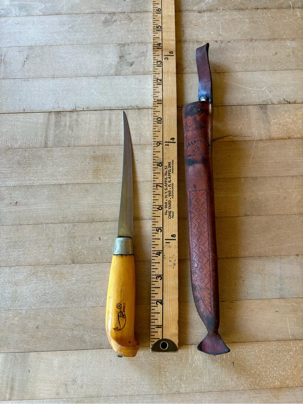 Vintage Finnish J. Marttiini Fillet Knife
